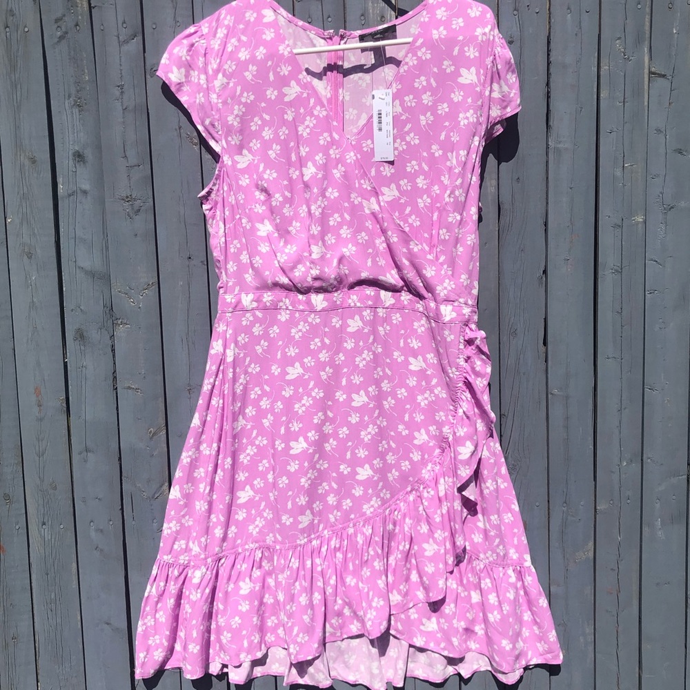 J. Crew Floral Faux Wrap Dress NWT